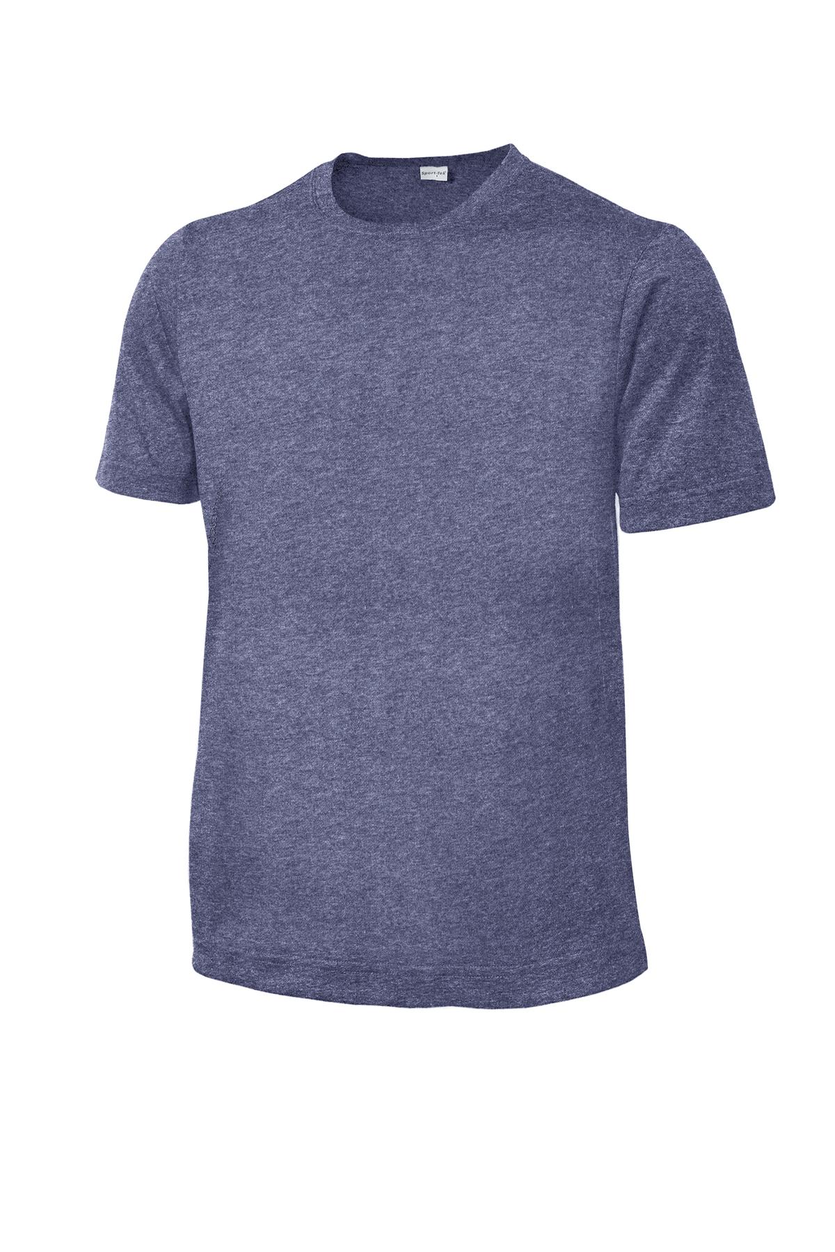 Sport-Tek Youth Heather Contender Tee - True Navy Heather
