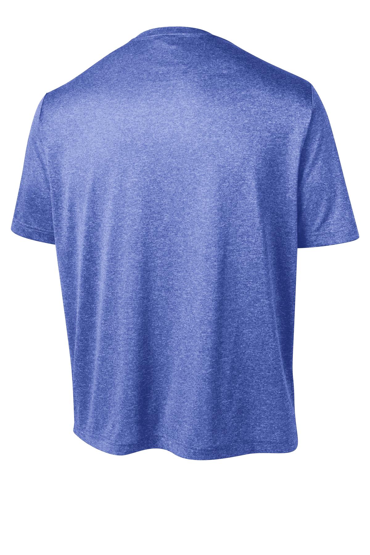 Sport-Tek Youth Heather Contender Tee - True Royal Heather