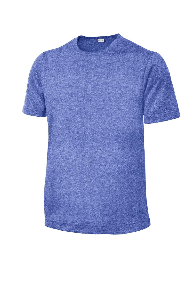 Sport-Tek Youth Heather Contender Tee - True Royal Heather