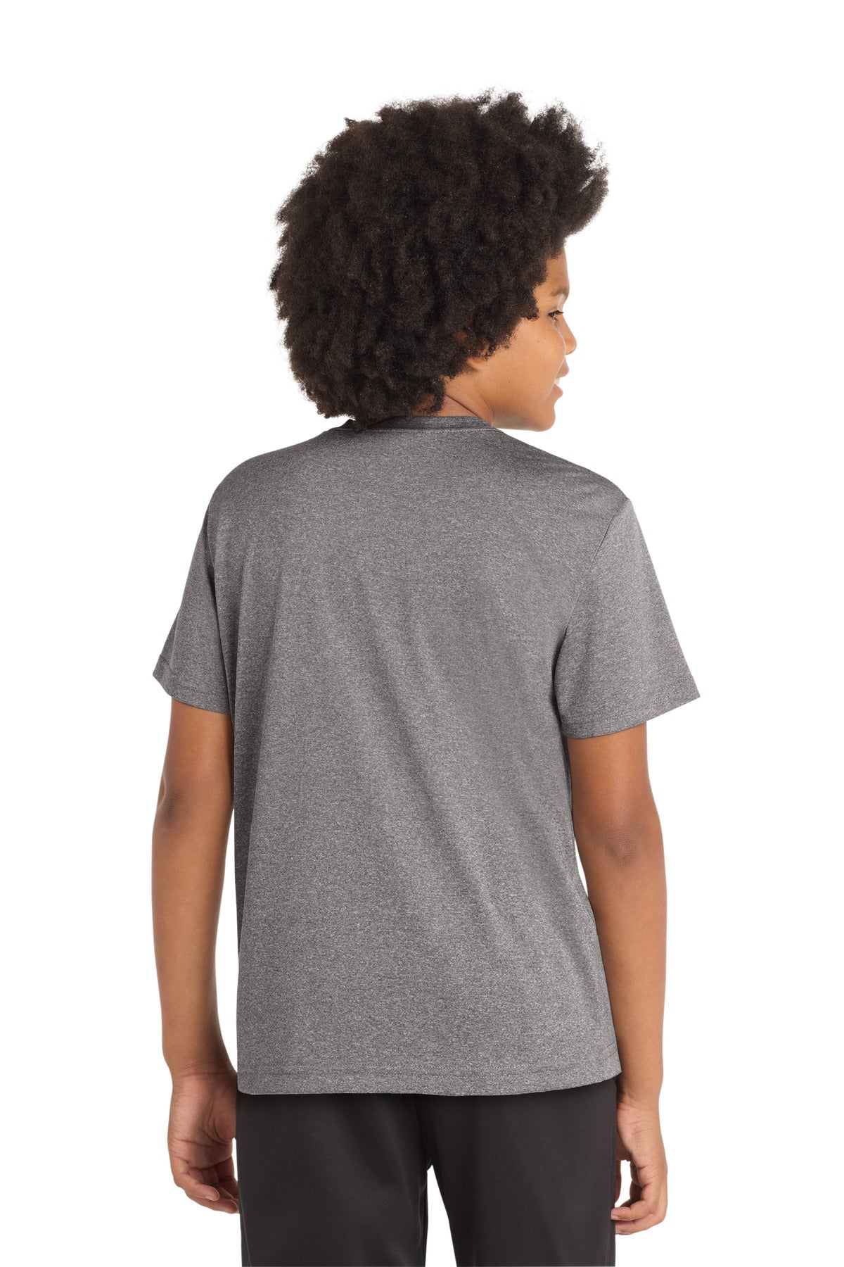 Sport-Tek Youth Heather Contender Tee - Vintage Heather