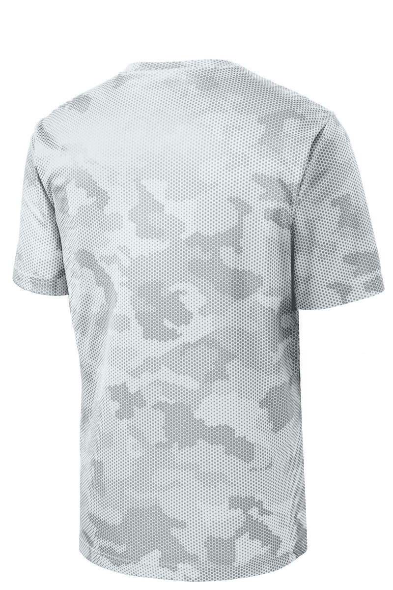 Sport-Tek Youth CamoHex Tee - White
