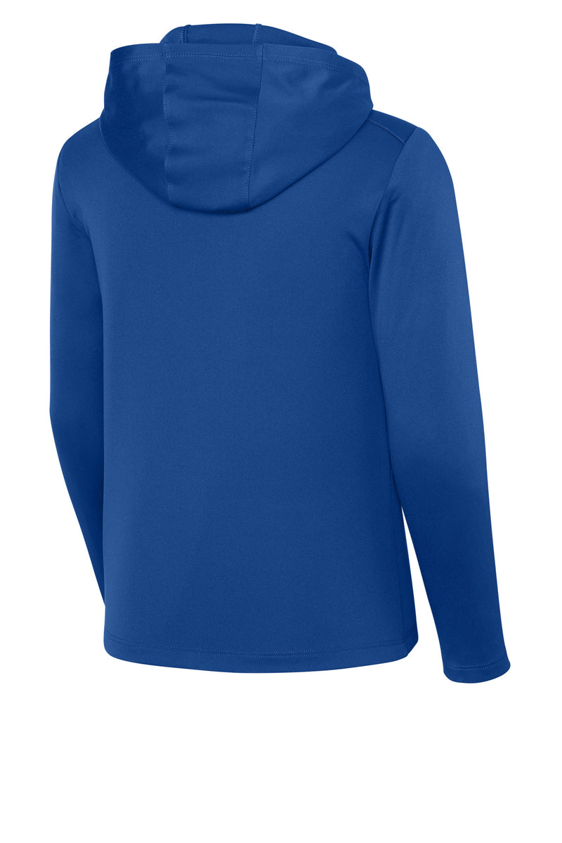 Sport-Tek Youth Posi-UV Pro Long Sleeve Hoodie - True Royal