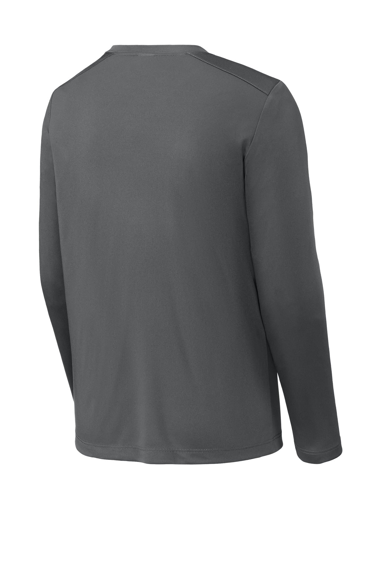 Sport-Tek  Youth Posi-UV Pro Long Sleeve Tee - Dark Smoke Grey