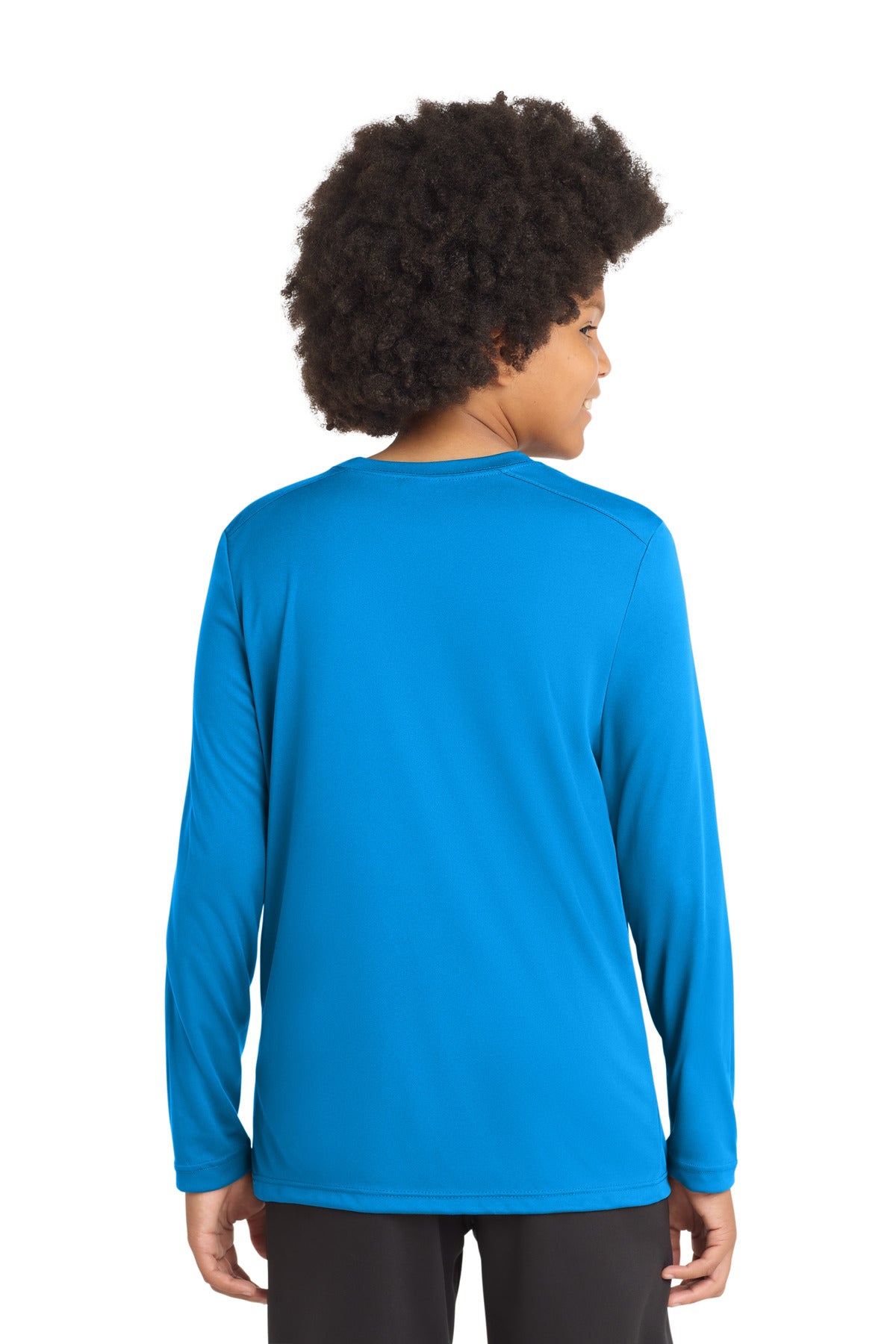 Sport-Tek  Youth Posi-UV Pro Long Sleeve Tee - Sapphire