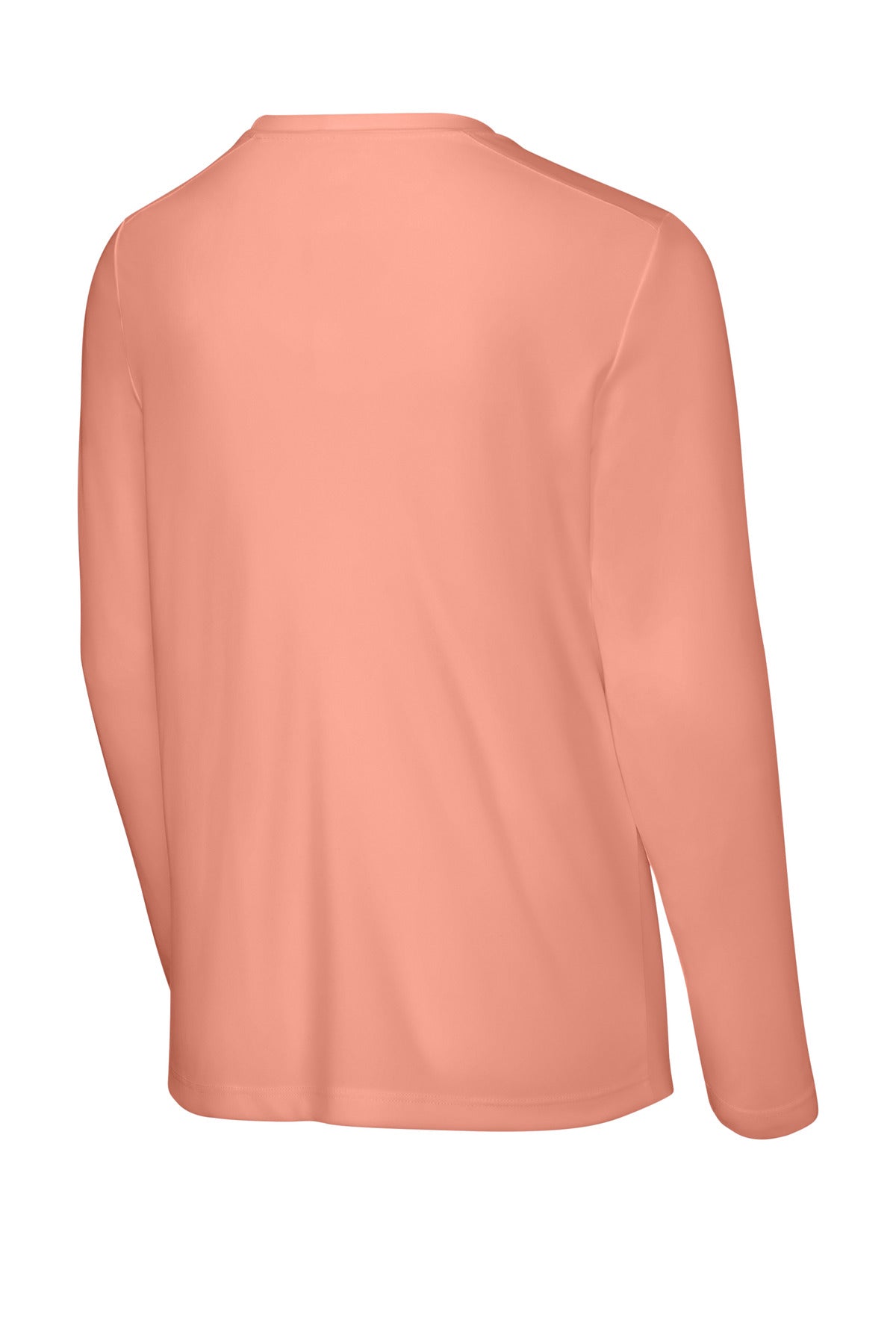 Sport-Tek  Youth Posi-UV Pro Long Sleeve Tee - Soft Coral