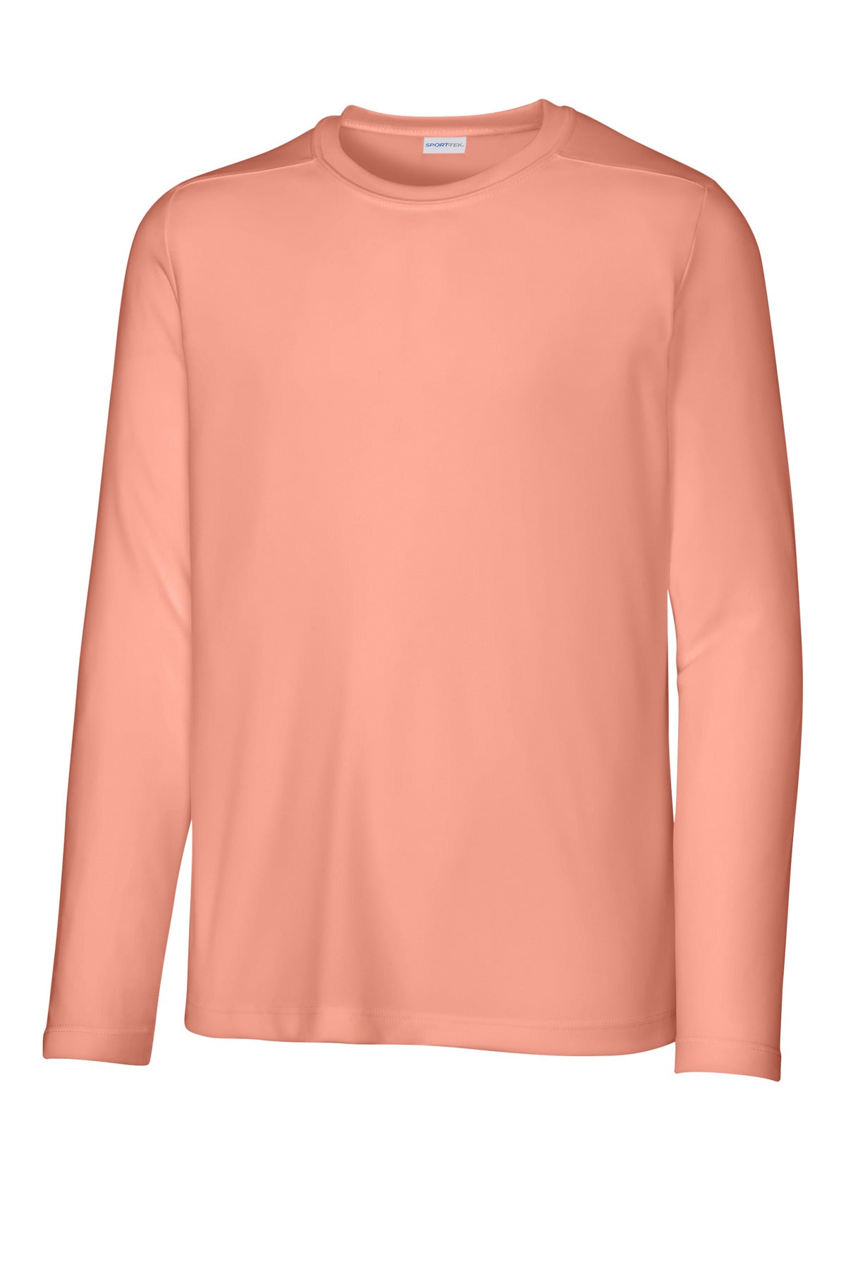 Sport-Tek  Youth Posi-UV Pro Long Sleeve Tee - Soft Coral