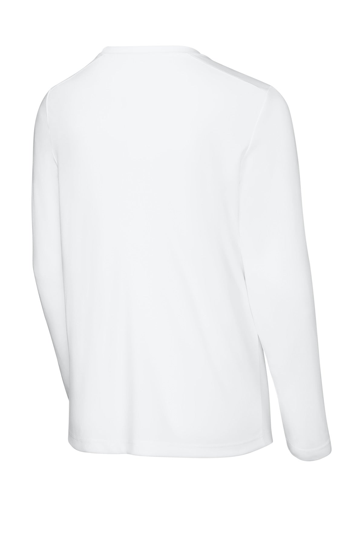 Sport-Tek  Youth Posi-UV Pro Long Sleeve Tee - White