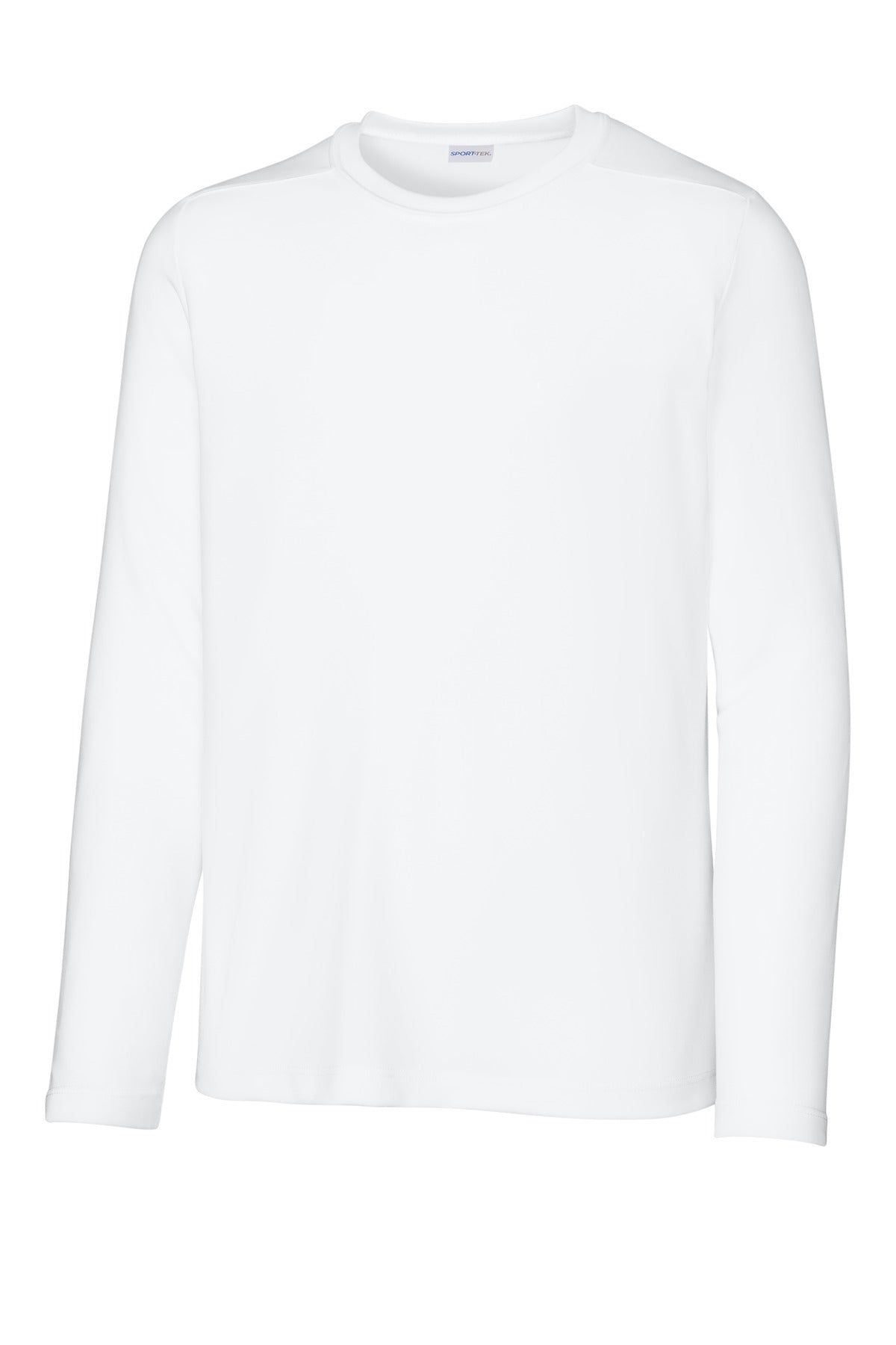 Sport-Tek  Youth Posi-UV Pro Long Sleeve Tee - White