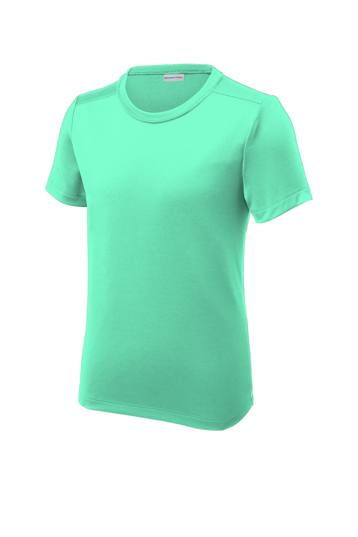 Sport-Tek  Youth Posi-UV Pro Tee - Bright Seafoam