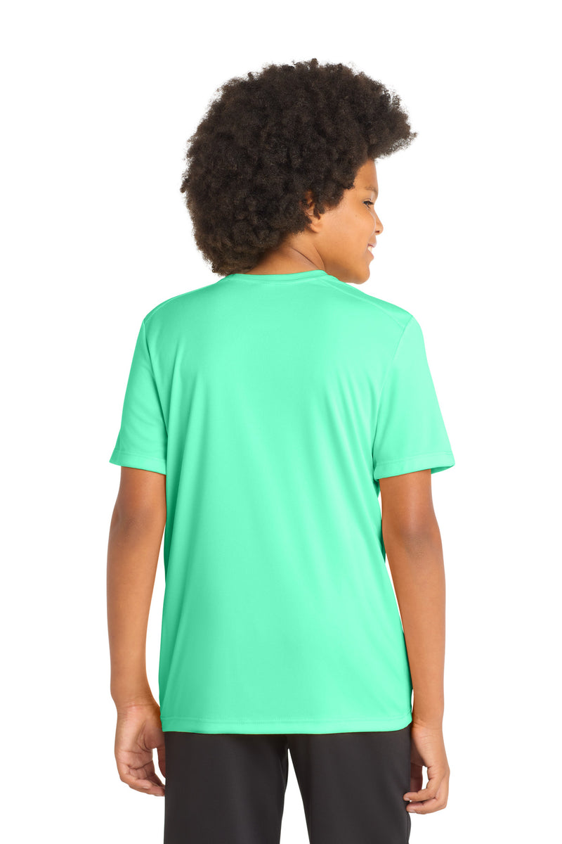 Sport-Tek  Youth Posi-UV Pro Tee - Bright Seafoam
