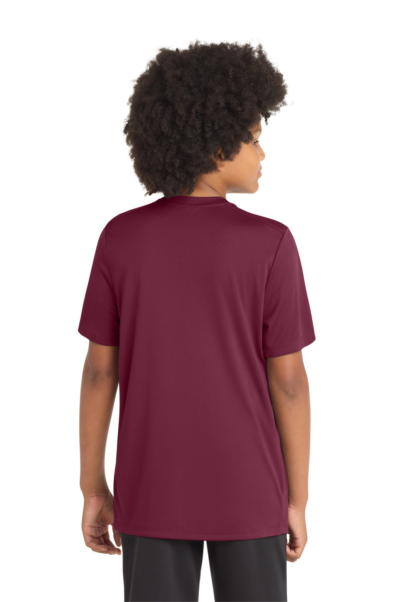 Sport-Tek  Youth Posi-UV Pro Tee - Cardinal