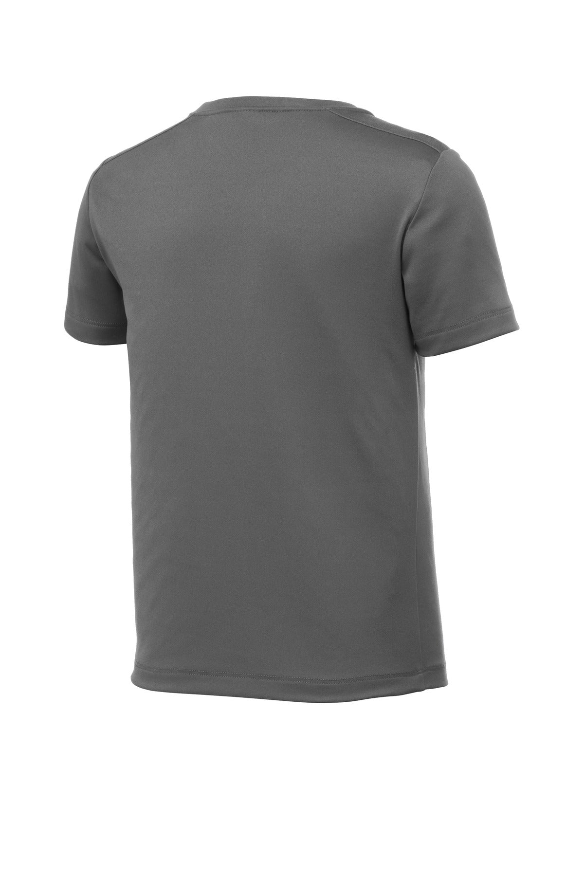Sport-Tek  Youth Posi-UV Pro Tee - Dark Smoke Grey