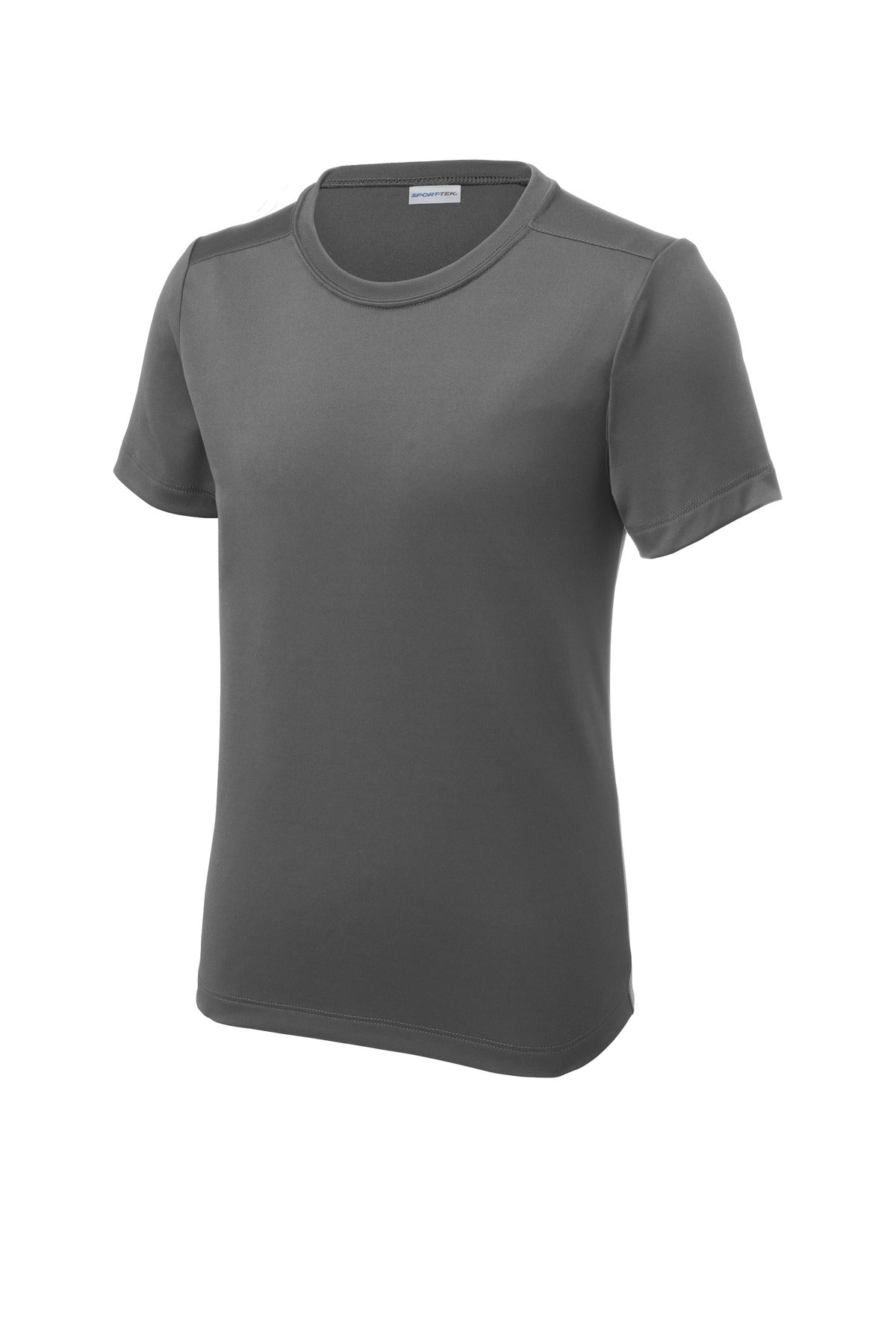 Sport-Tek  Youth Posi-UV Pro Tee - Dark Smoke Grey