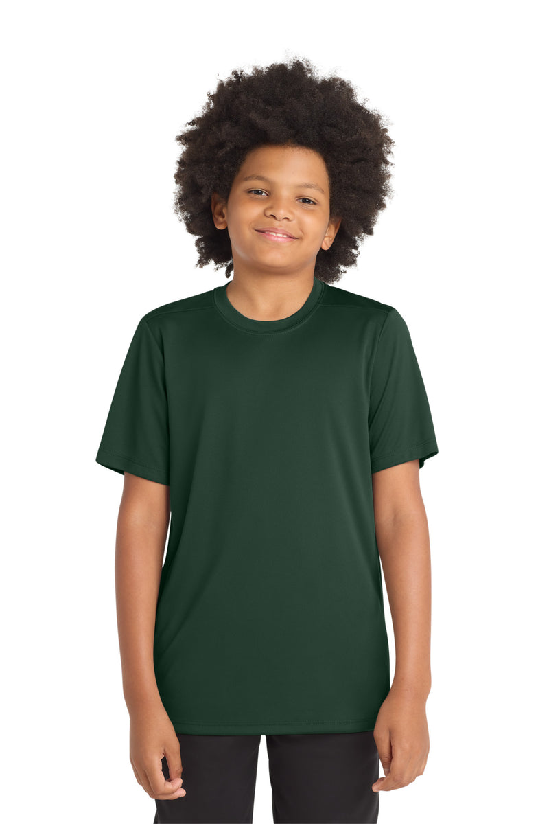 Sport-Tek  Youth Posi-UV Pro Tee - Forest Green
