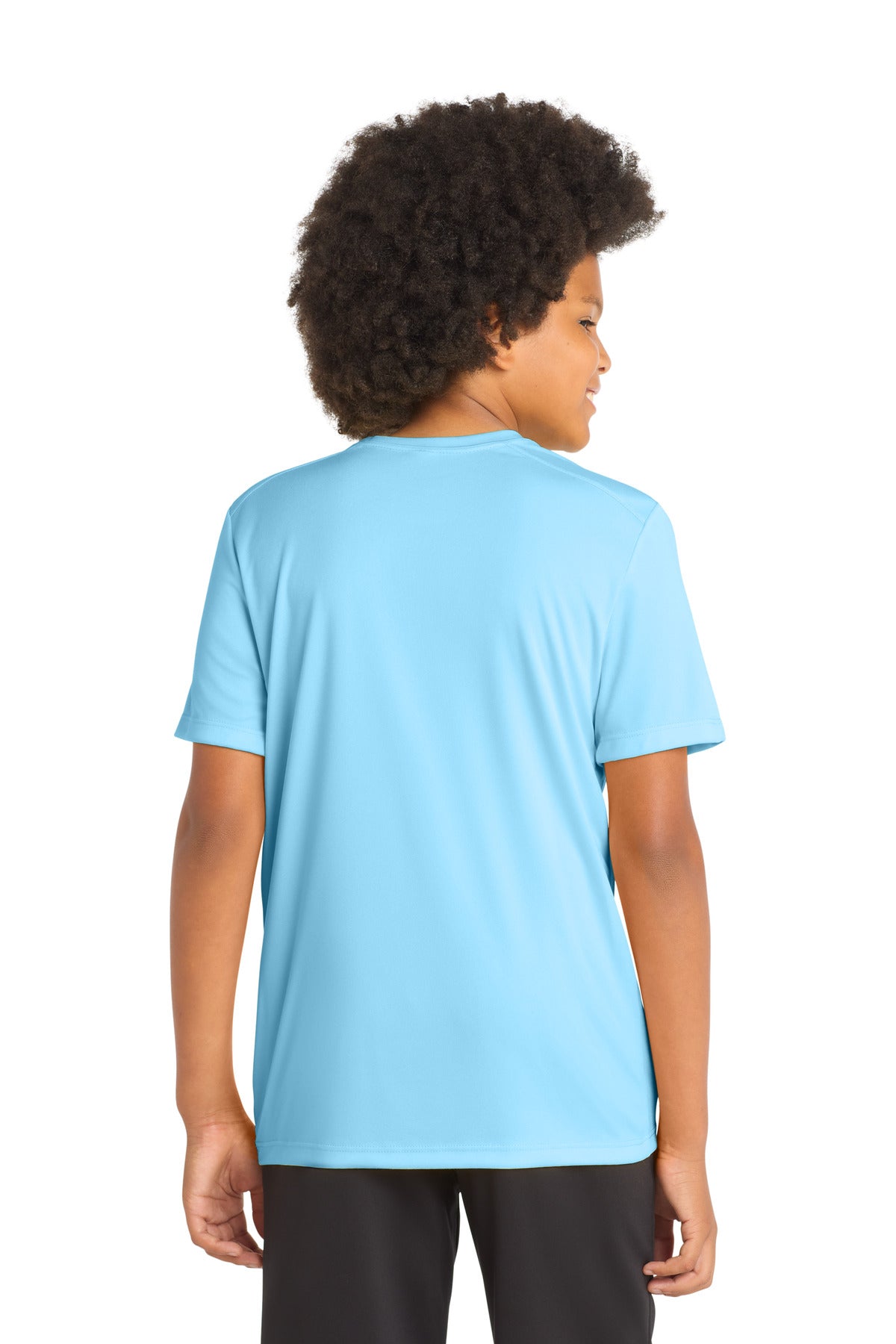 Sport-Tek  Youth Posi-UV Pro Tee - Light Blue