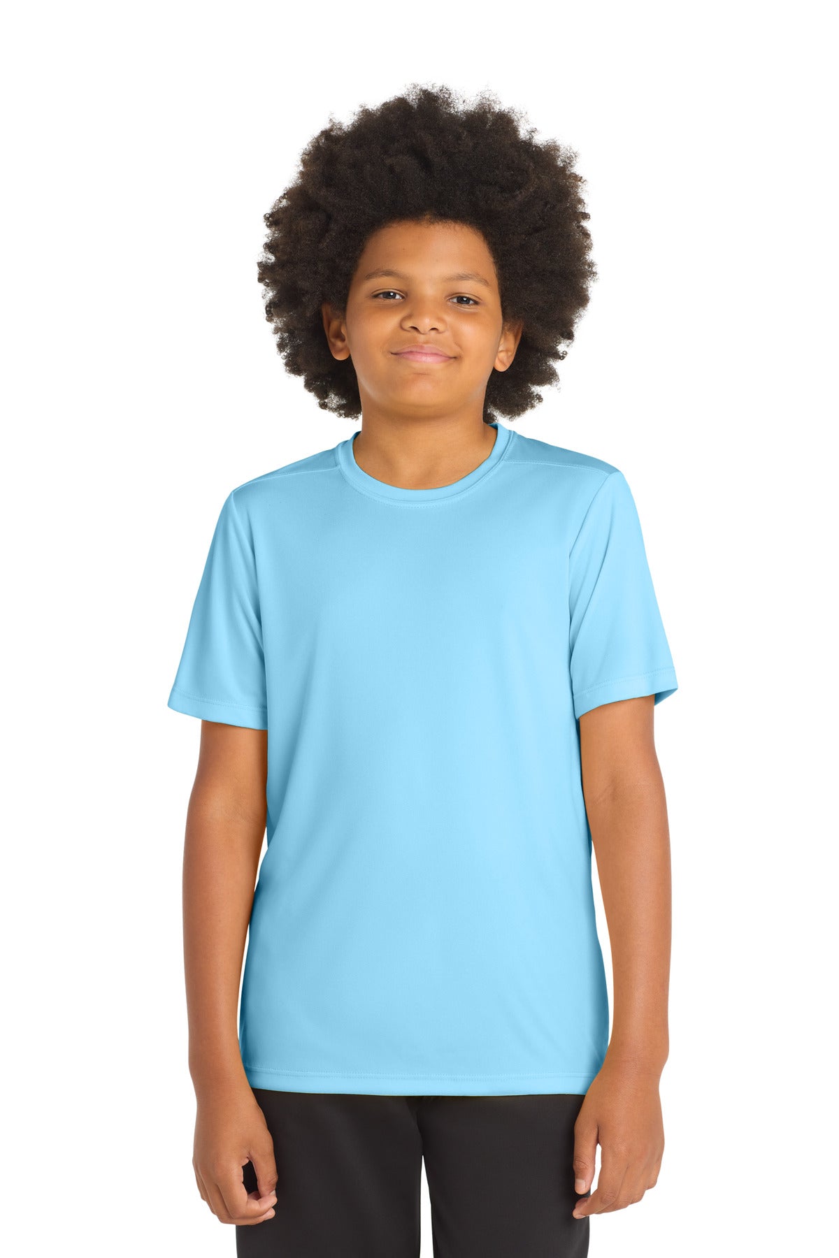 Sport-Tek  Youth Posi-UV Pro Tee - Light Blue