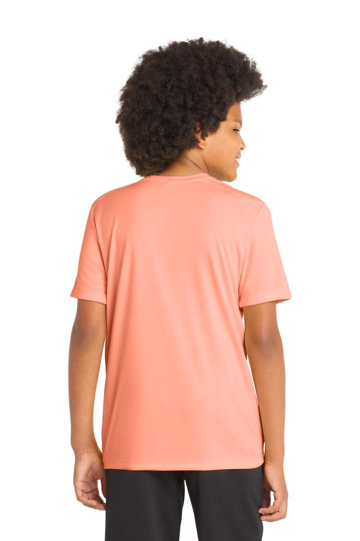 Sport-Tek  Youth Posi-UV Pro Tee - Soft Coral