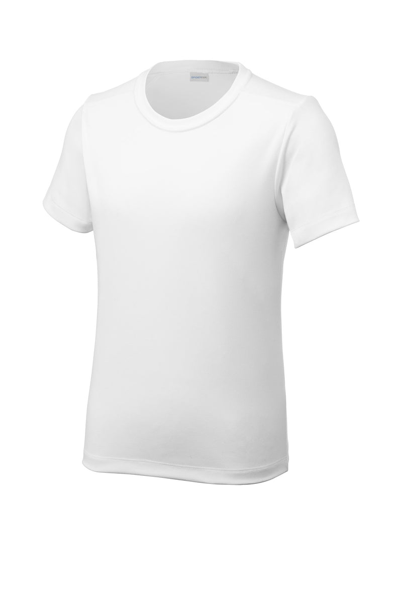 Sport-Tek  Youth Posi-UV Pro Tee - White