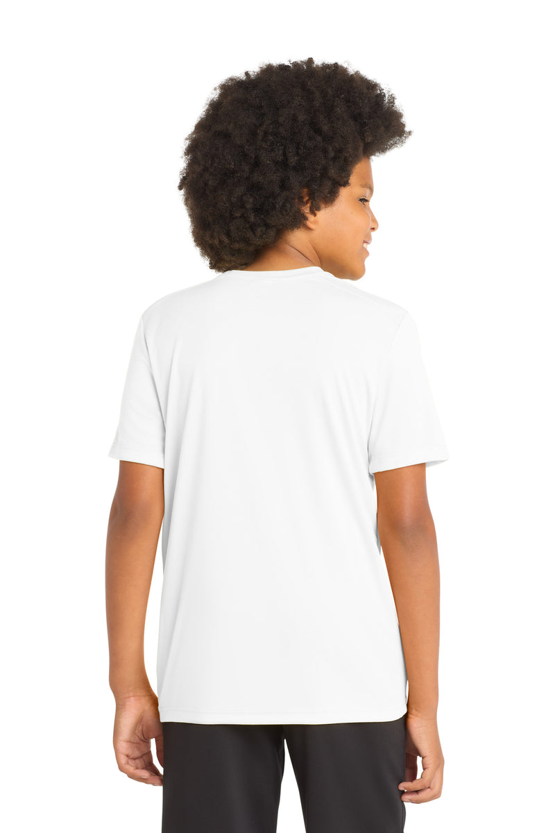 Sport-Tek  Youth Posi-UV Pro Tee - White