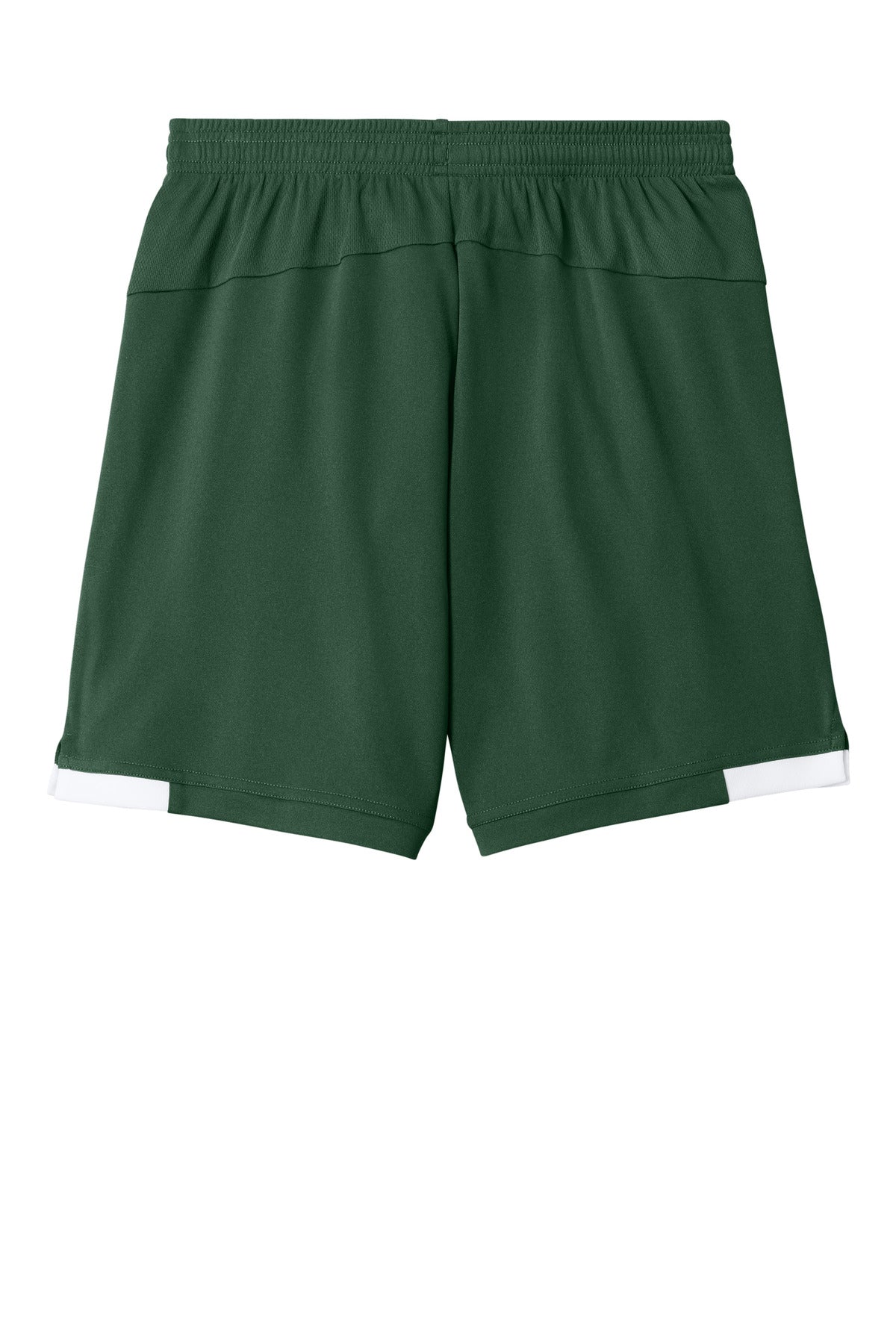 Sport-Tek Youth Club 5  Short - Forest Green/ White