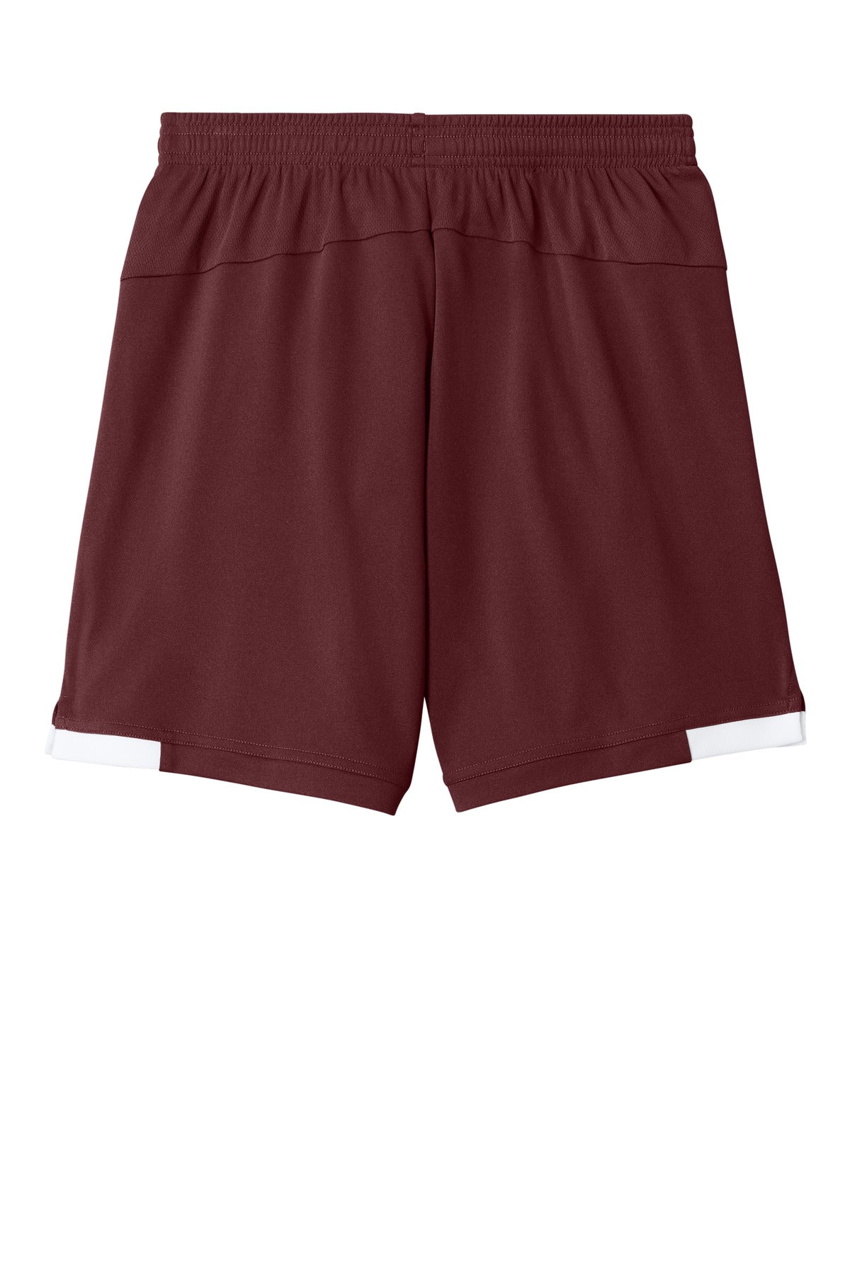 Sport-Tek Youth Club 5  Short - Maroon/ White