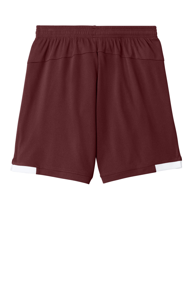 Sport-Tek Youth Club 5  Short - Maroon/ White