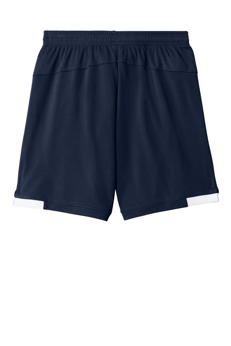 Sport-Tek Youth Club 5  Short - True Navy/ White