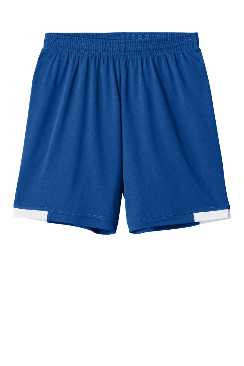 Sport-Tek Youth Club 5  Short - True Royal/ White