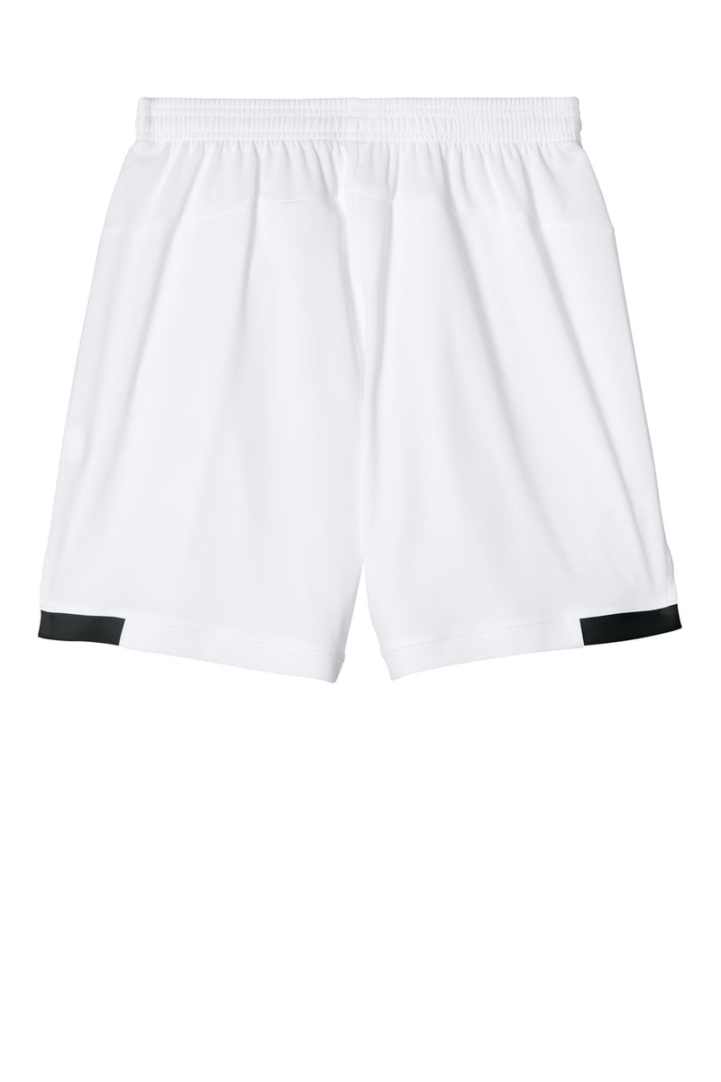 Sport-Tek Youth Club 5  Short - White/ Black
