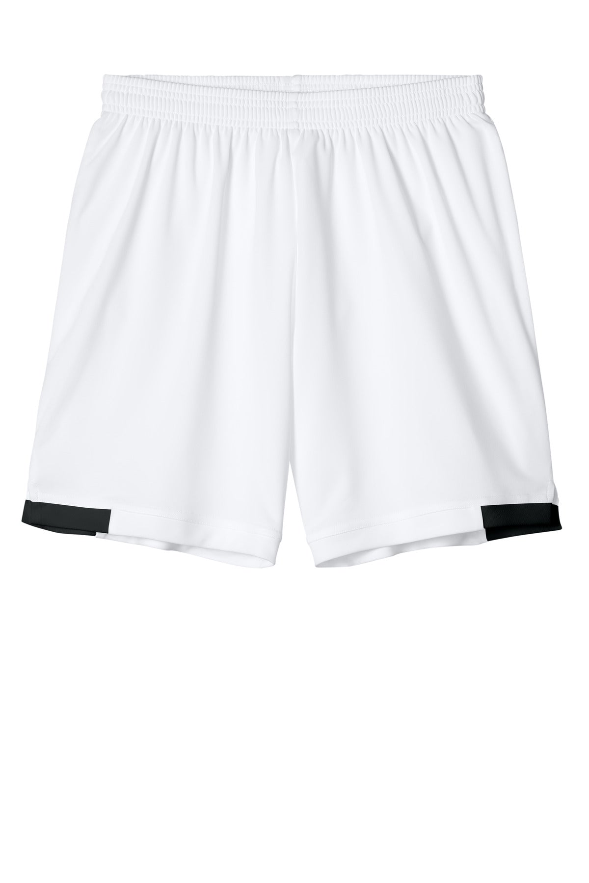 Sport-Tek Youth Club 5  Short - White/ Black