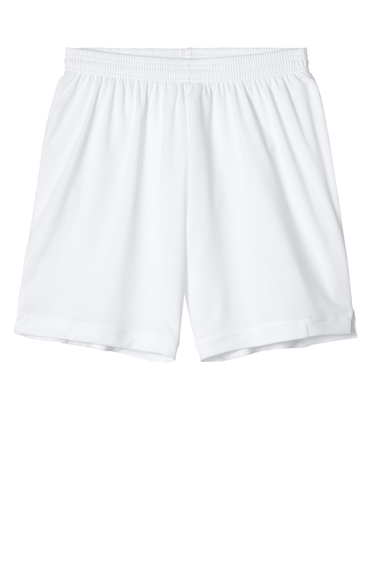 Sport-Tek Youth Club 5  Short - White/ White