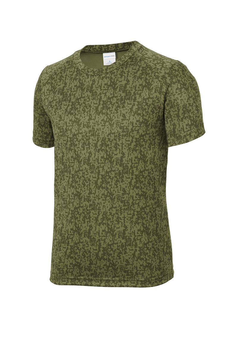 Sport-Tek  Youth Digi Camo Tee - Olive Drab Green