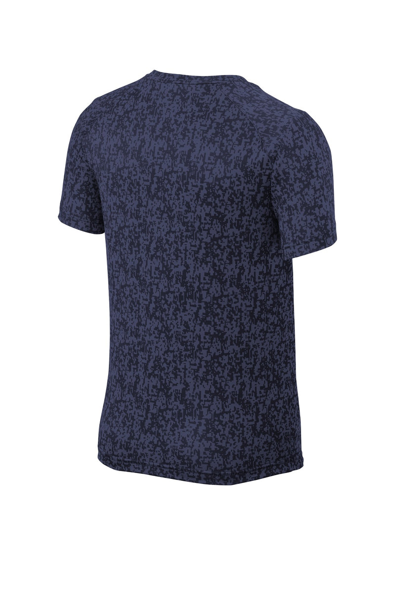 Sport-Tek  Youth Digi Camo Tee - True Navy