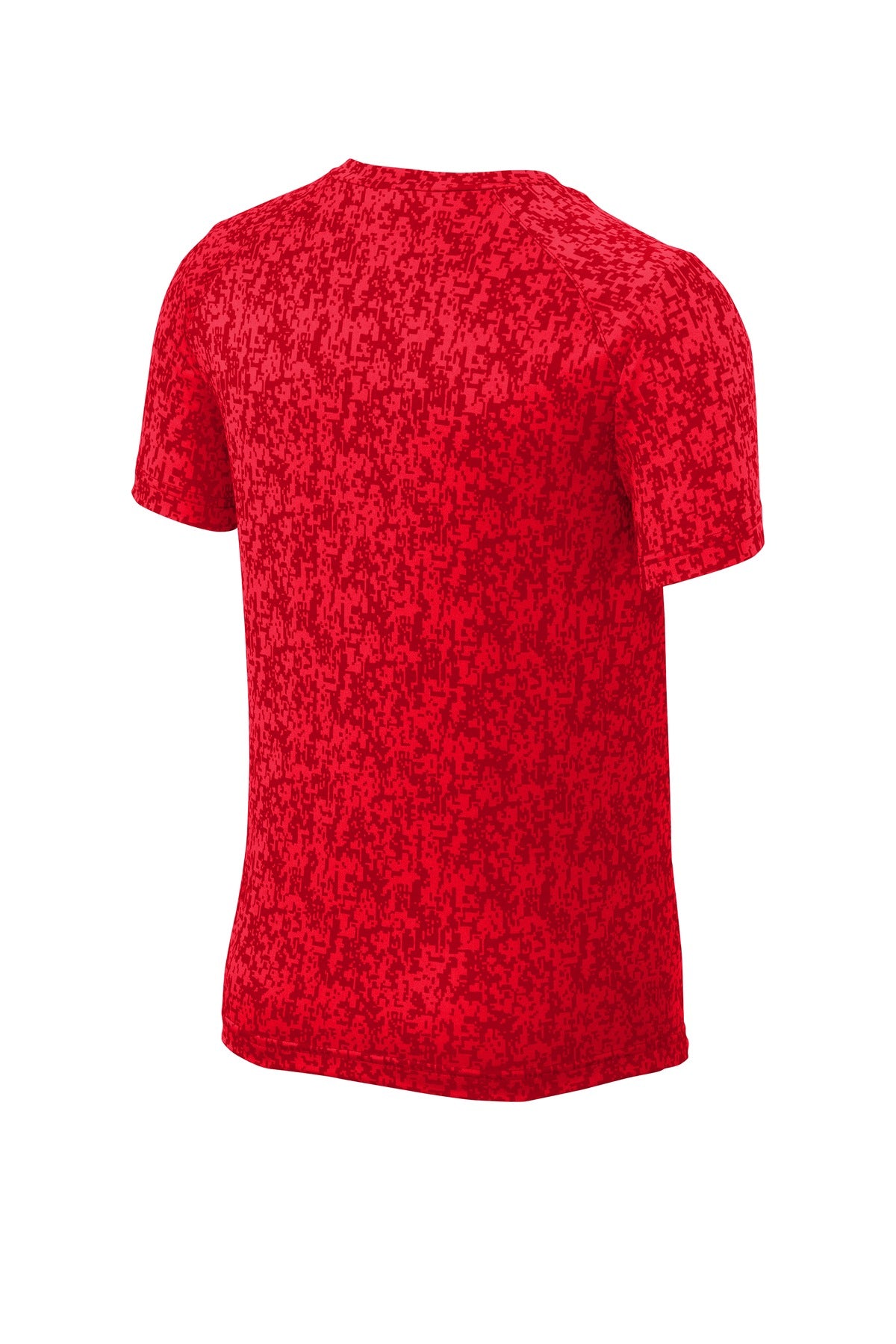 Sport-Tek  Youth Digi Camo Tee - True Red