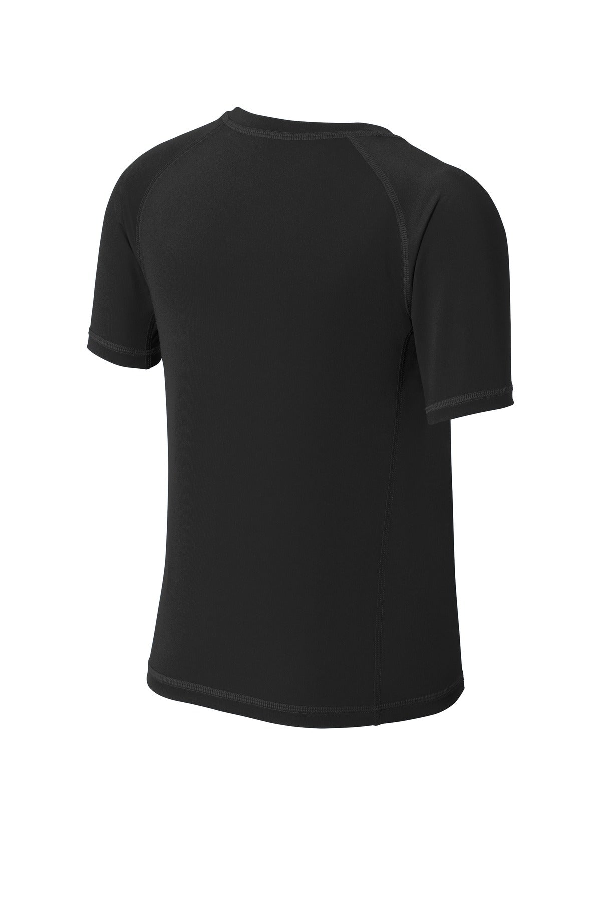 Sport-Tek  Youth Rashguard Tee - Black