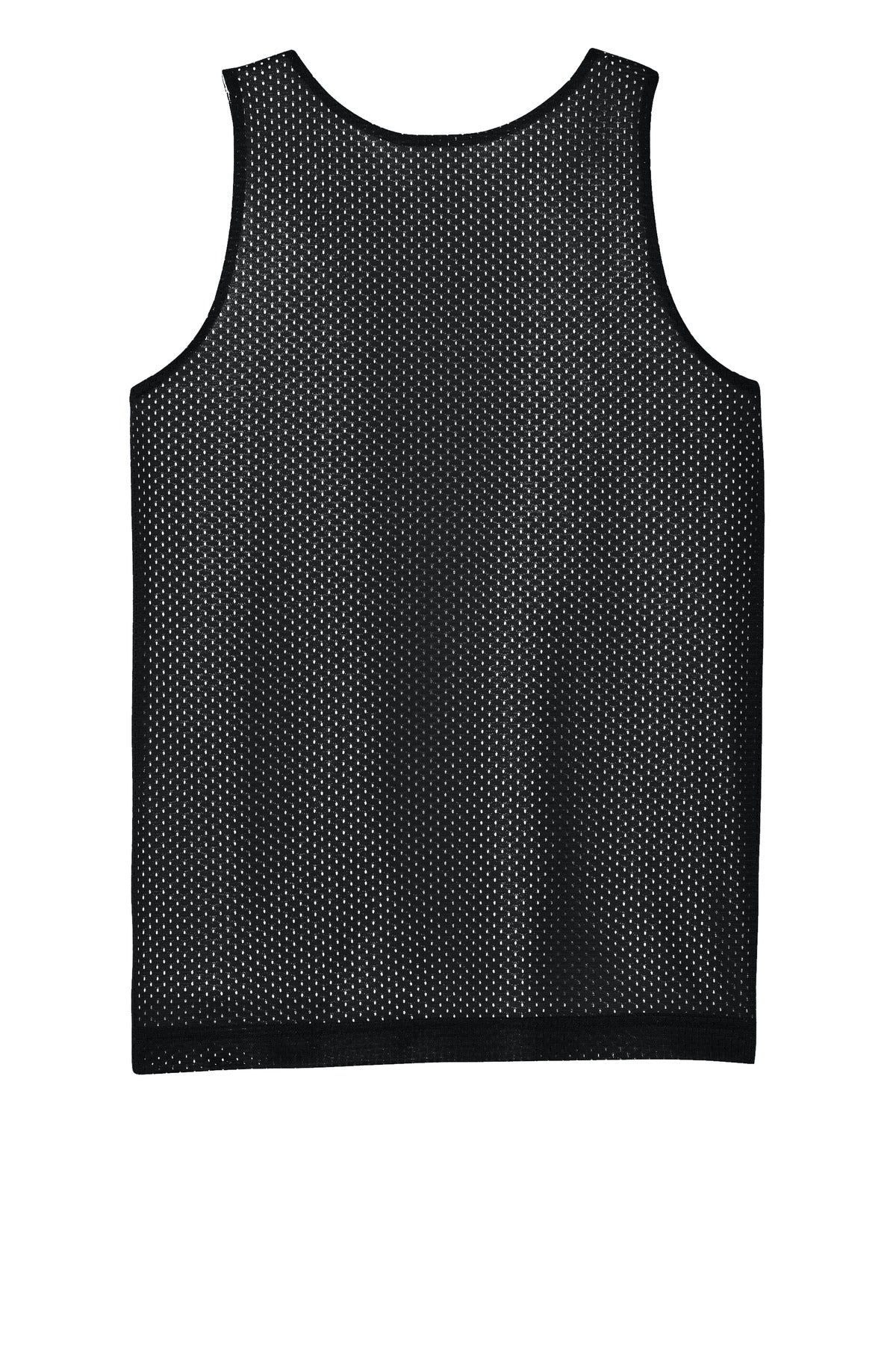 Sport-Tek Youth PosiCharge Reversible Mesh Tank - Black/ White