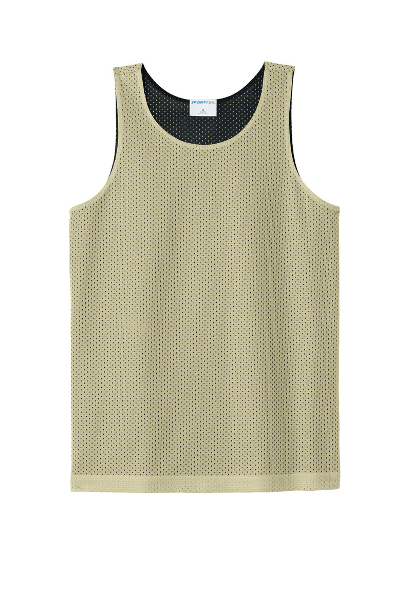 Sport-Tek Youth PosiCharge Reversible Mesh Tank - Vegas Gold/ Black