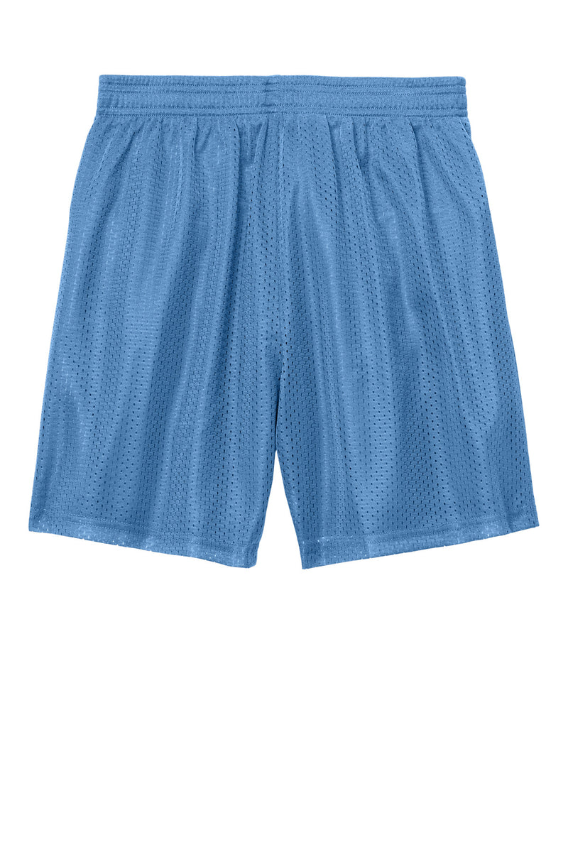 Sport-Tek Youth PosiCharge Mesh 5  Short - Carolina Blue