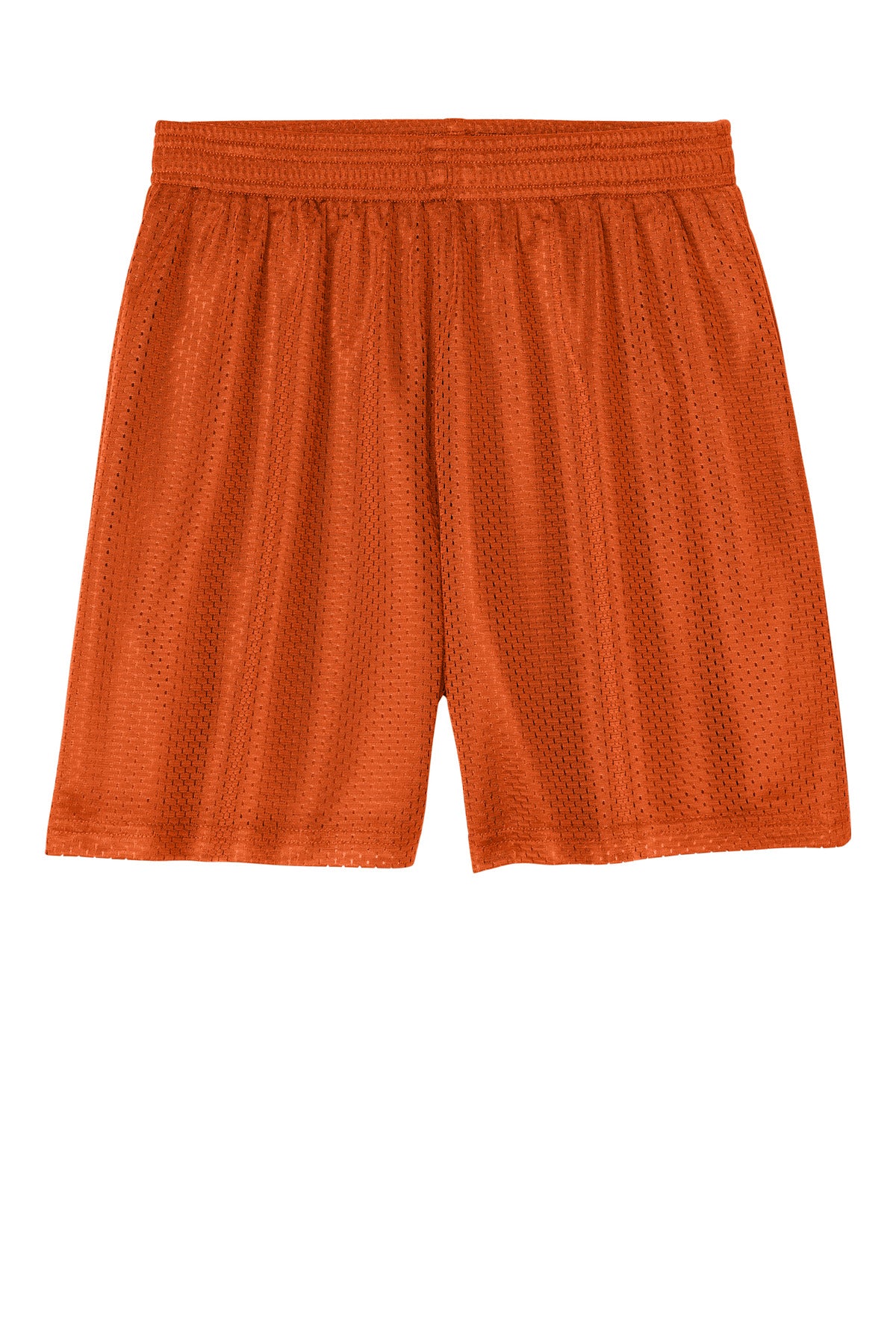 Sport-Tek Youth PosiCharge Mesh 5  Short - Deep Orange