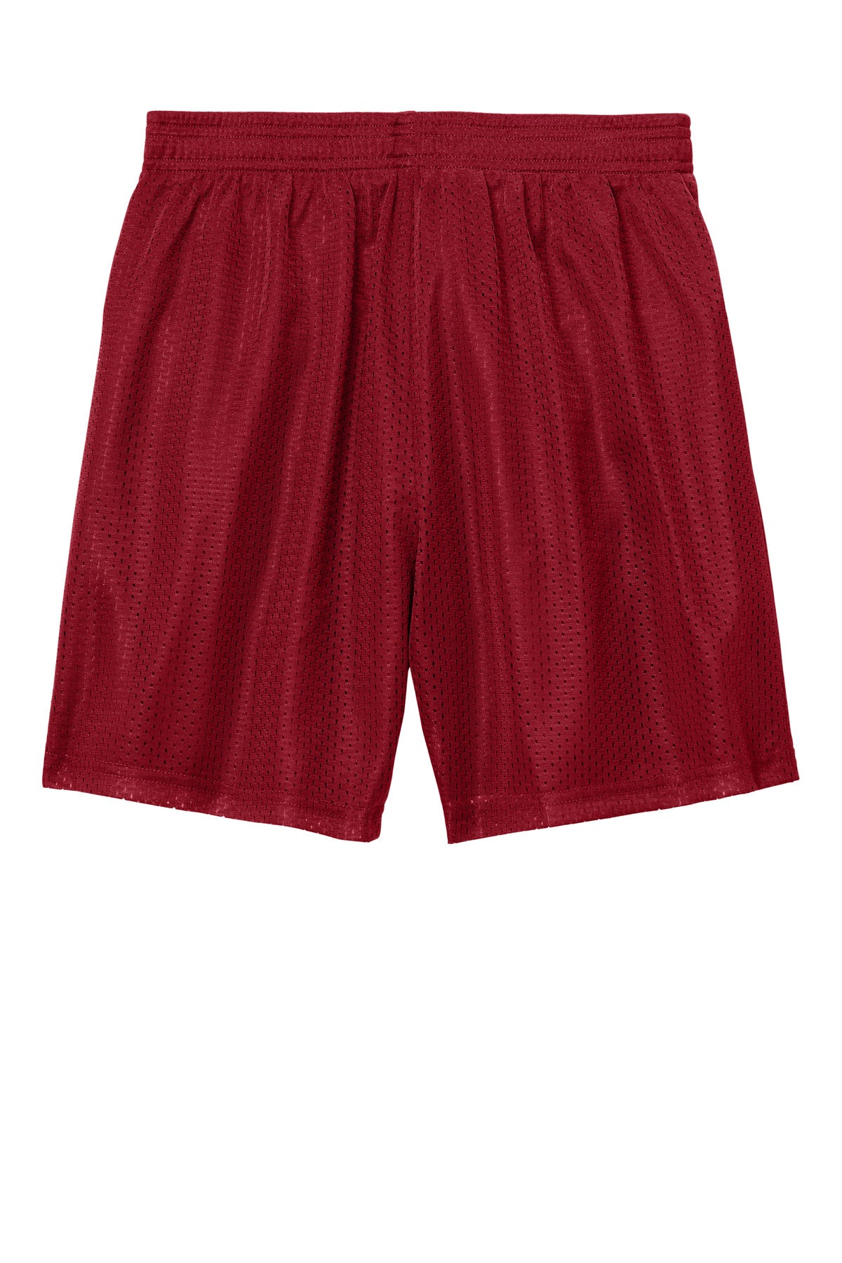Sport-Tek Youth PosiCharge Mesh 5  Short - Deep Red