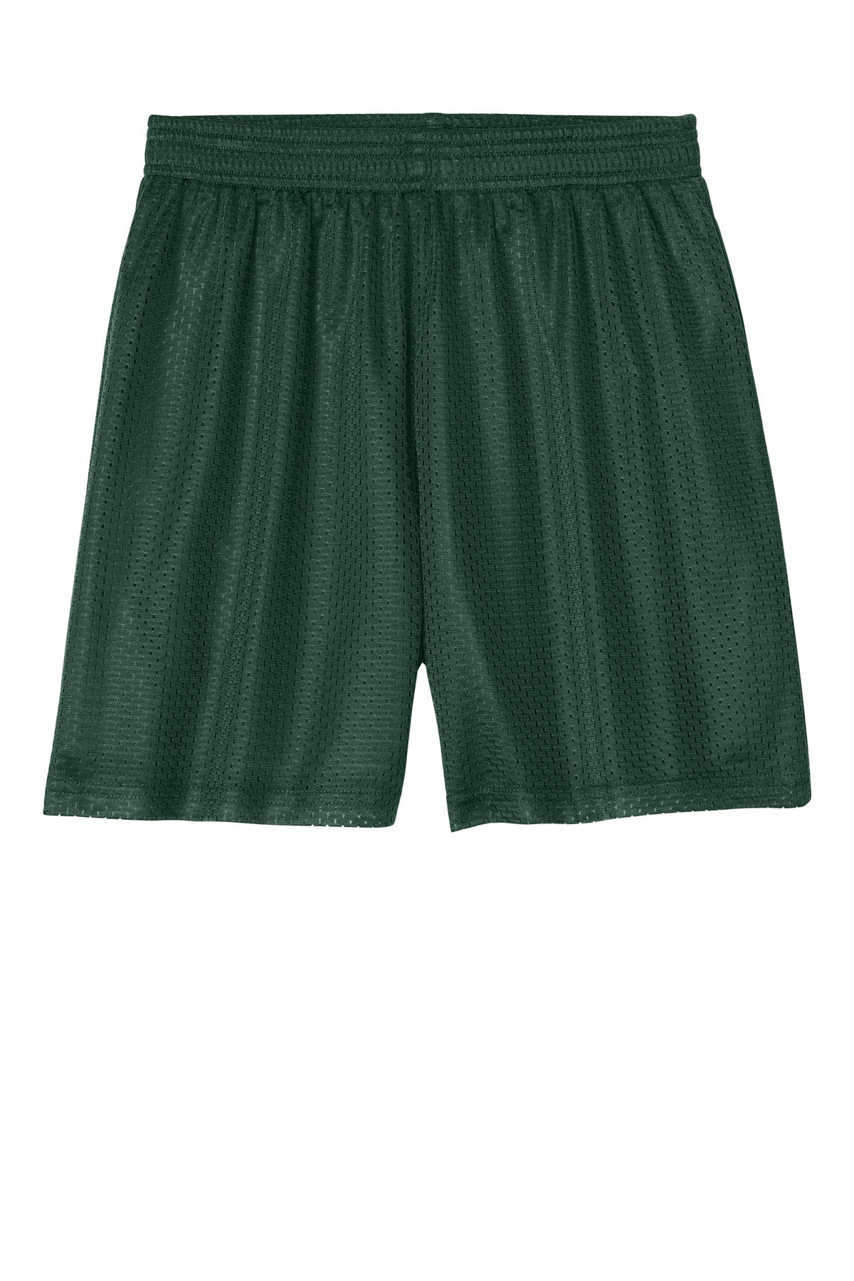 Sport-Tek Youth PosiCharge Mesh 5  Short - Forest Green