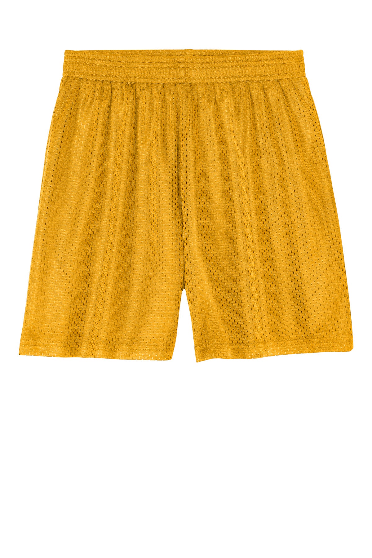 Sport-Tek Youth PosiCharge Mesh 5  Short - Gold