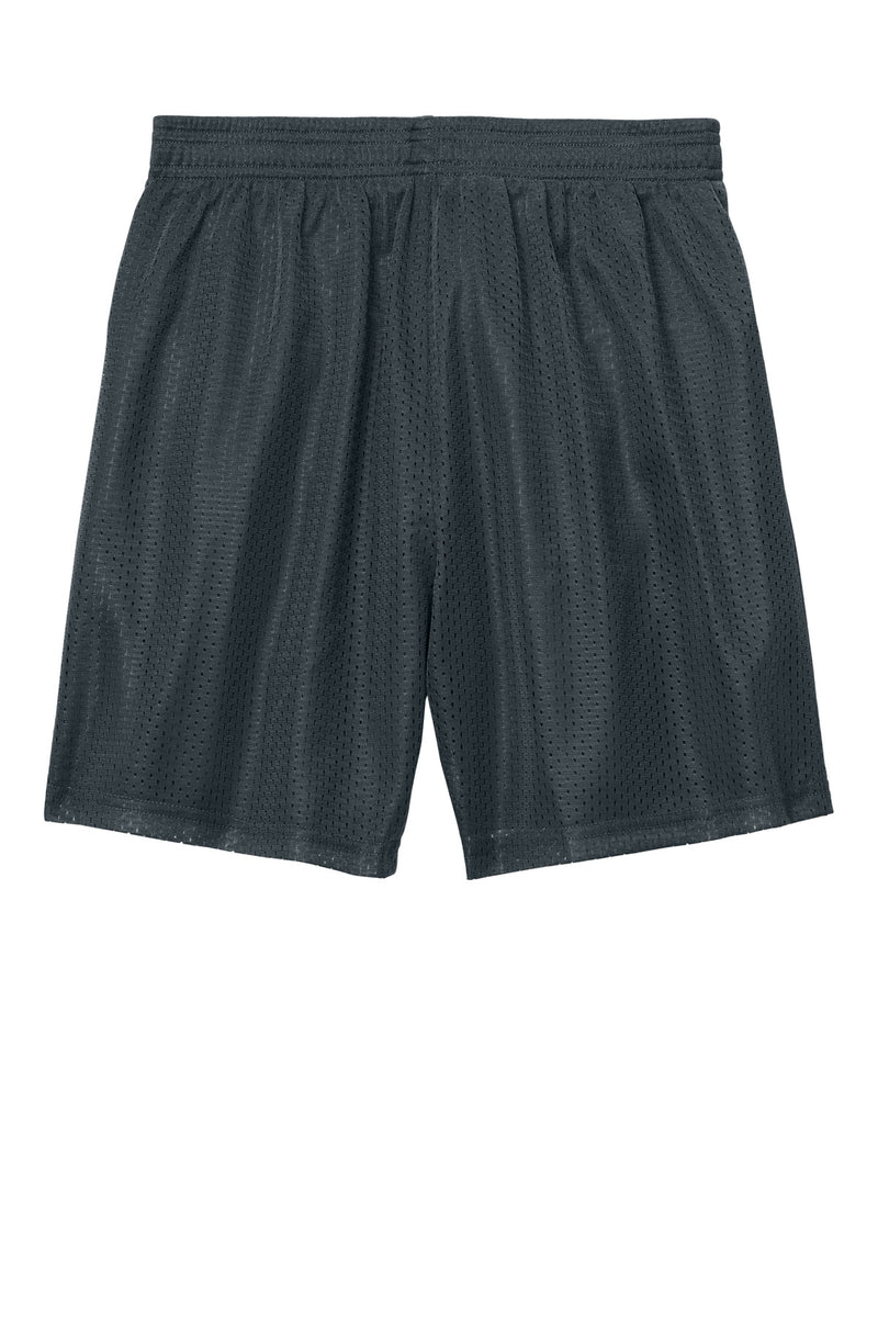 Sport-Tek Youth PosiCharge Mesh 5  Short - Iron Grey