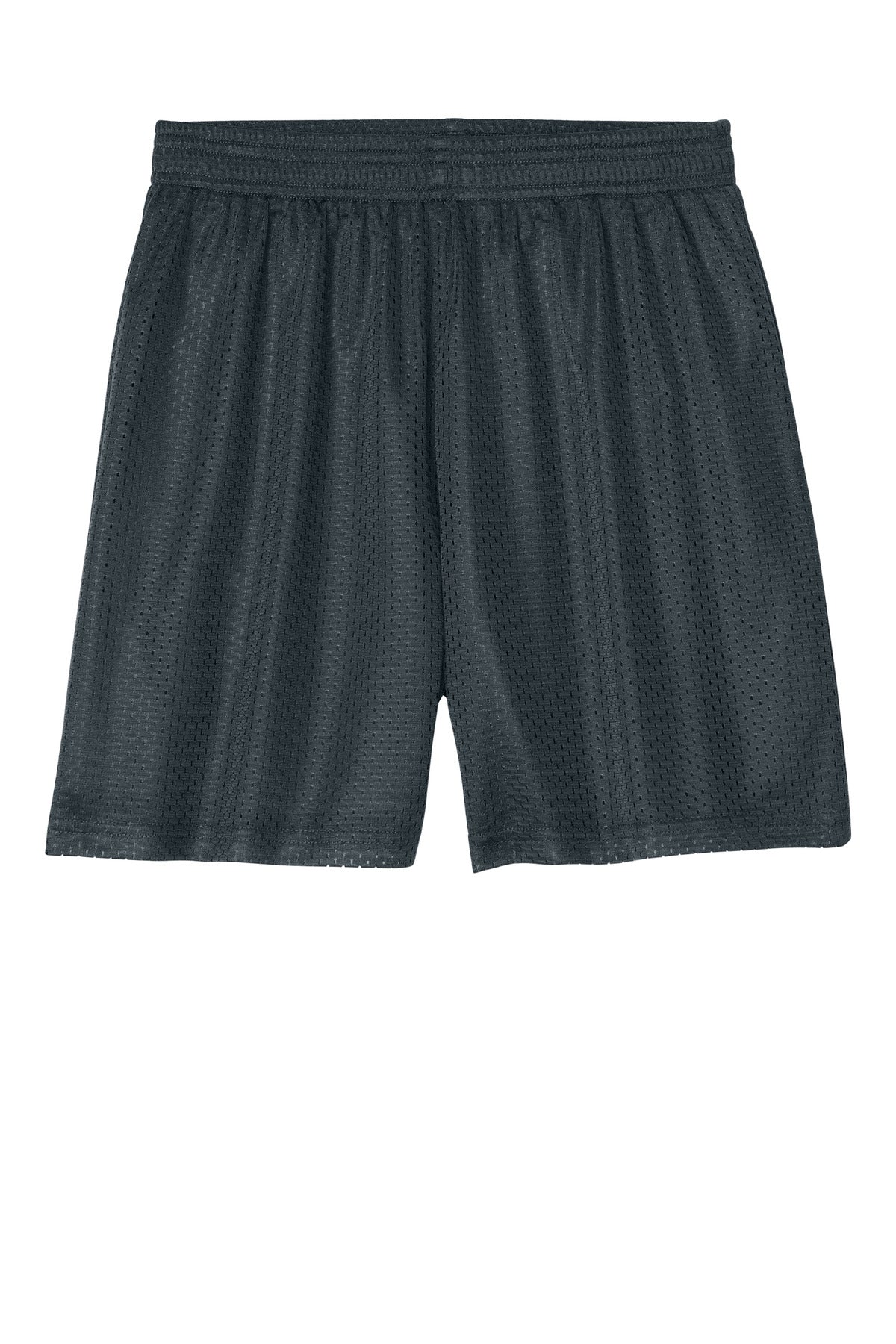 Sport-Tek Youth PosiCharge Mesh 5  Short - Iron Grey