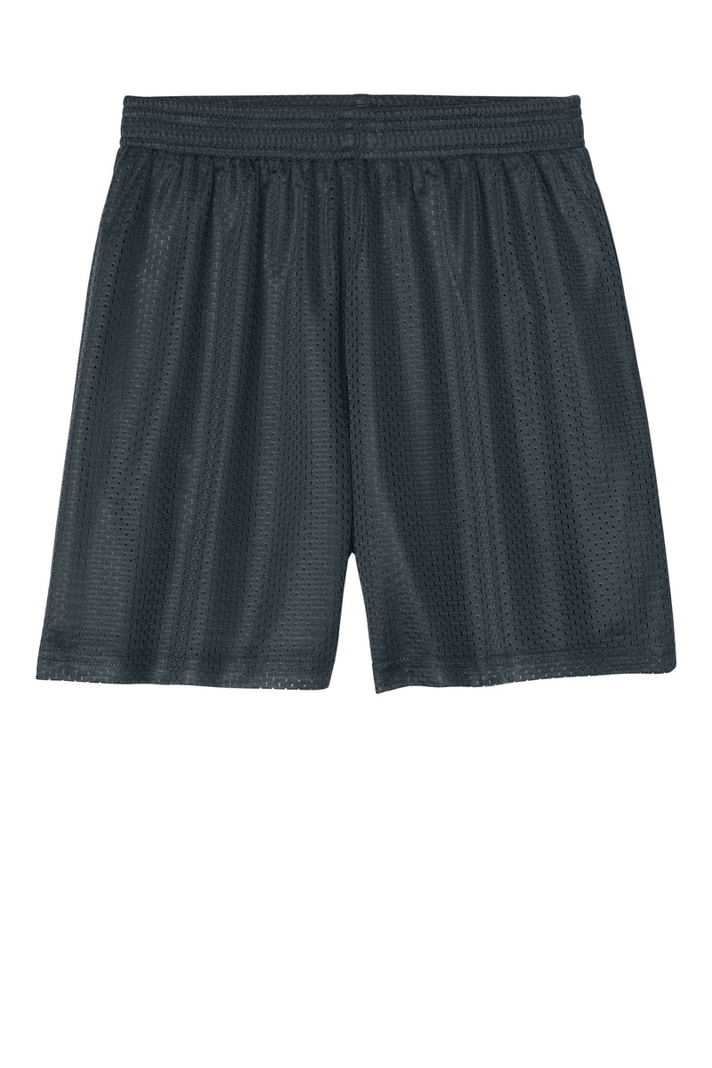 Sport-Tek Youth PosiCharge Mesh 5  Short - Iron Grey