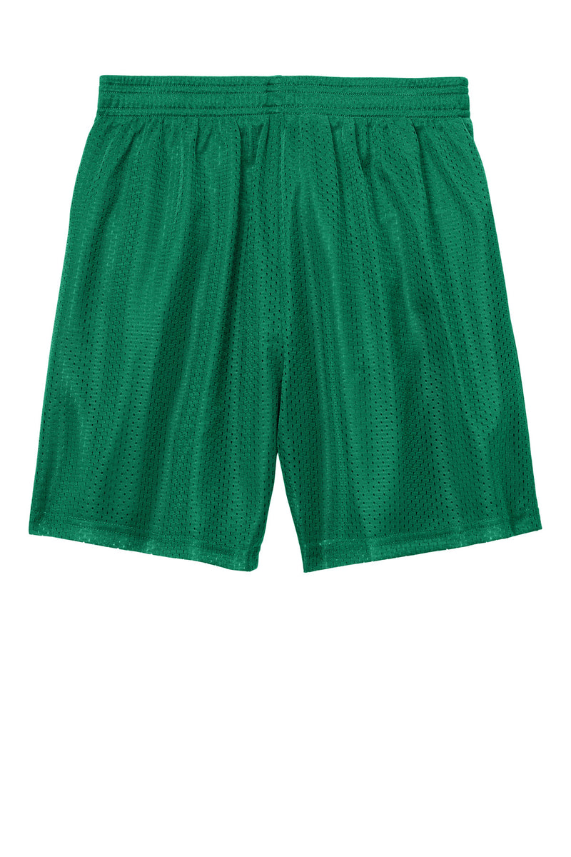 Sport-Tek Youth PosiCharge Mesh 5  Short - Kelly Green