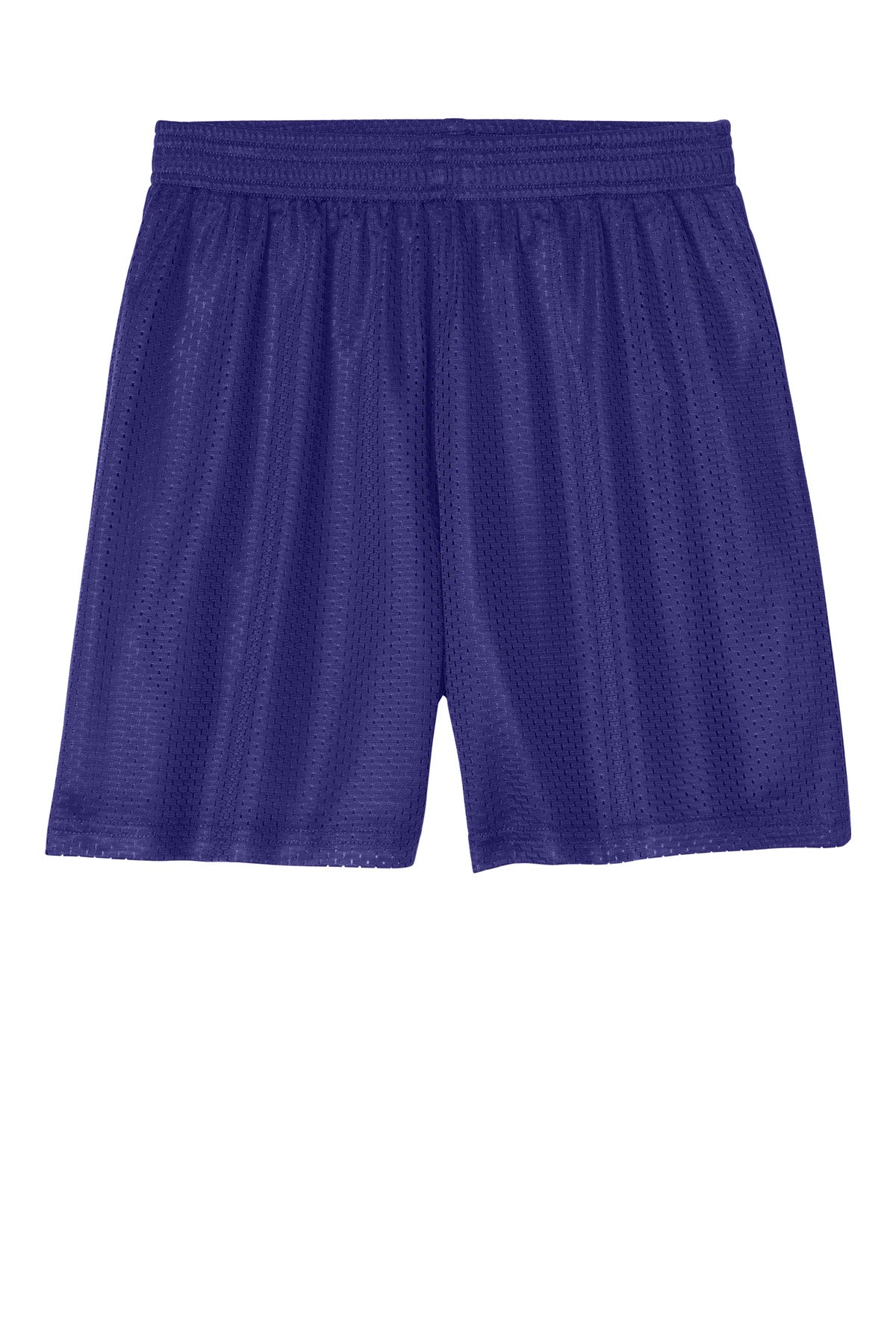 Sport-Tek Youth PosiCharge Mesh 5  Short - Purple