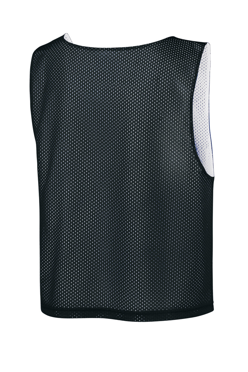 Sport-Tek Youth Lacrosse Reversible Pinnie - Black/ White