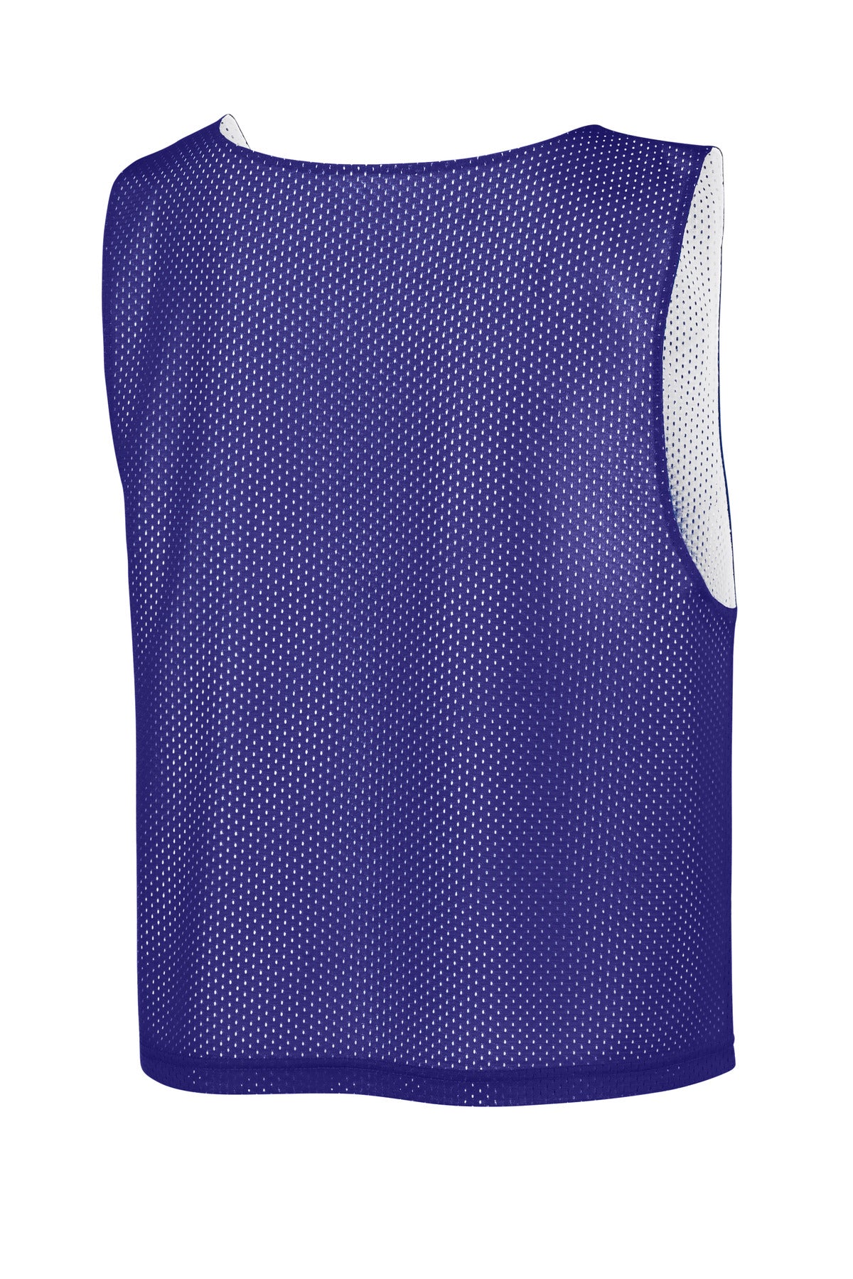 Sport-Tek Youth Lacrosse Reversible Pinnie - Purple/ White