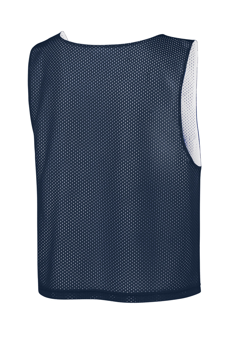Sport-Tek Youth Lacrosse Reversible Pinnie - True Navy/ White